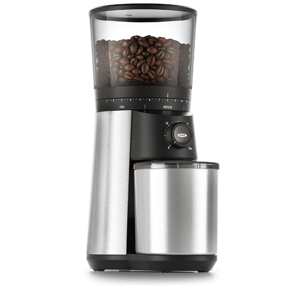 OXO burr coffee grinder