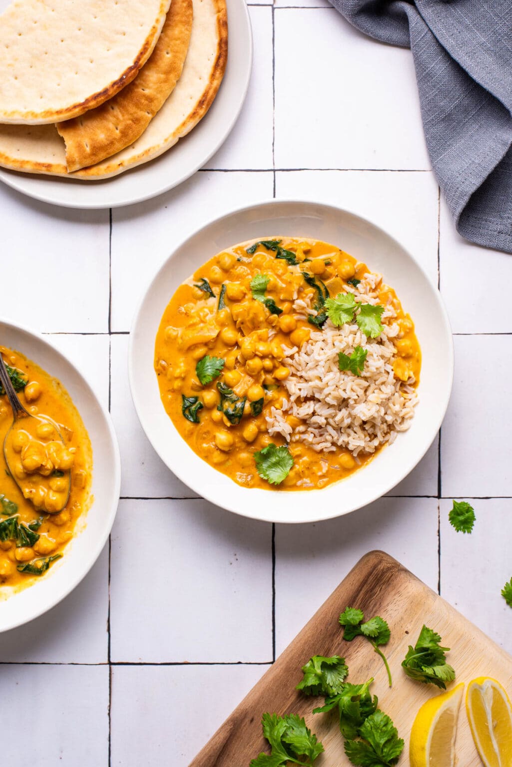 Chickpea Spinach Curry - The New Baguette