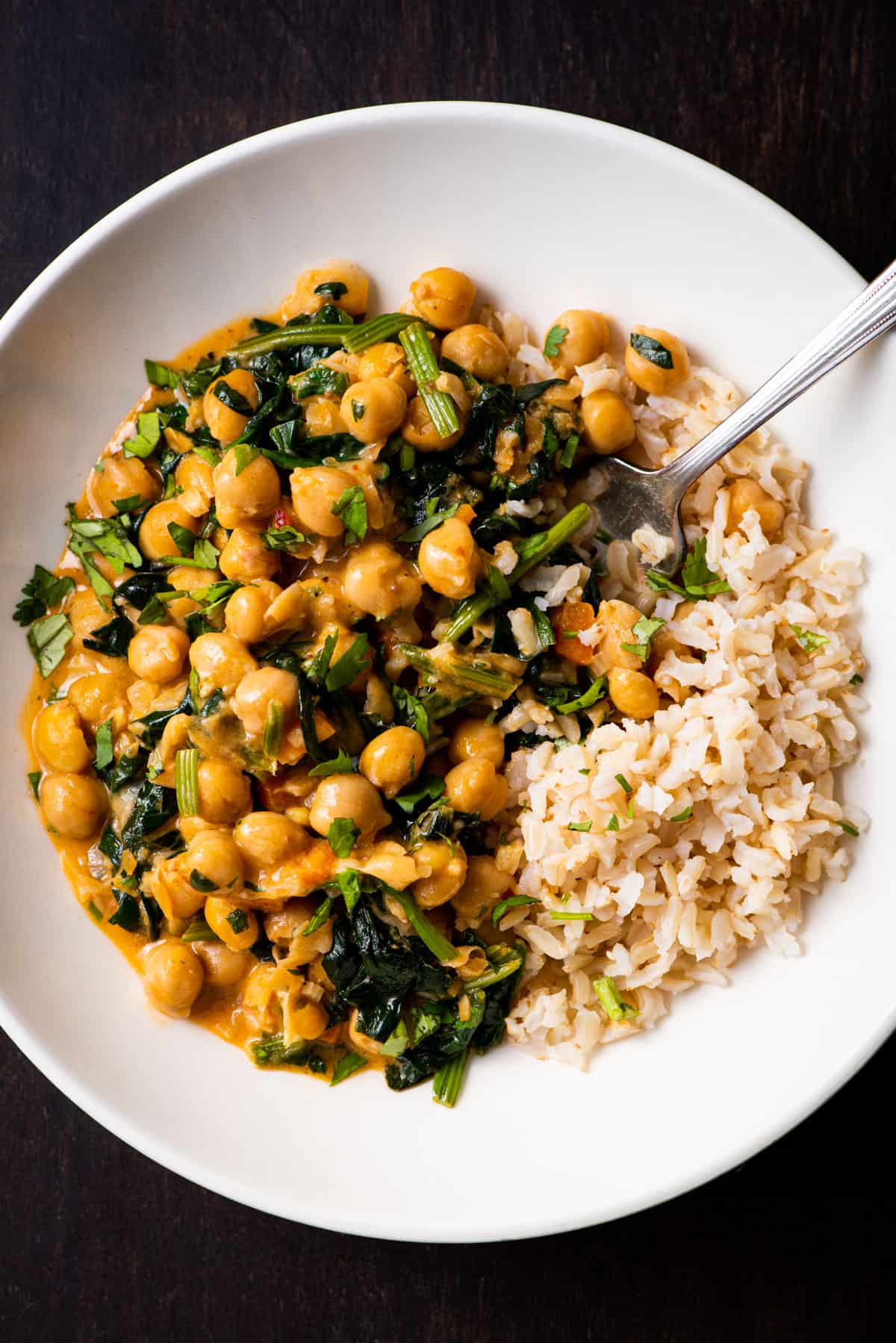 Chickpea Spinach Curry - The New Baguette
