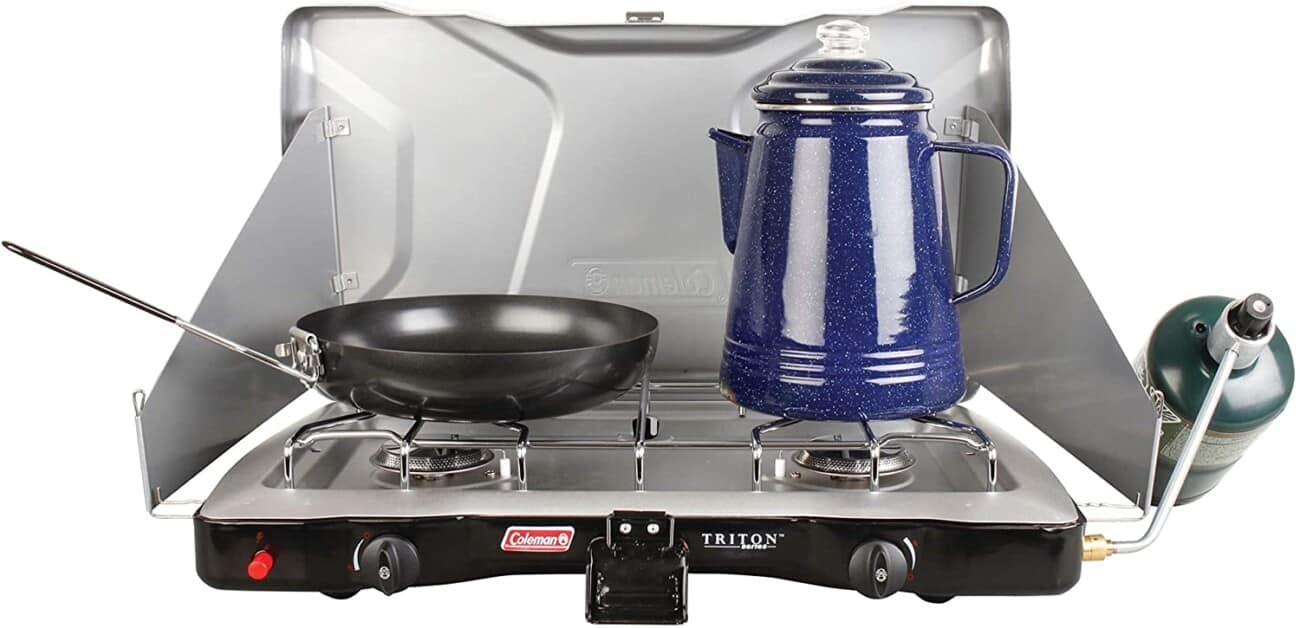 Campsite cooking stove.
