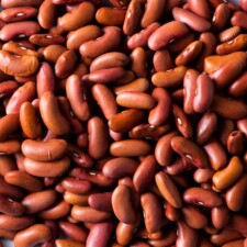 Dried kidney beans close-up.