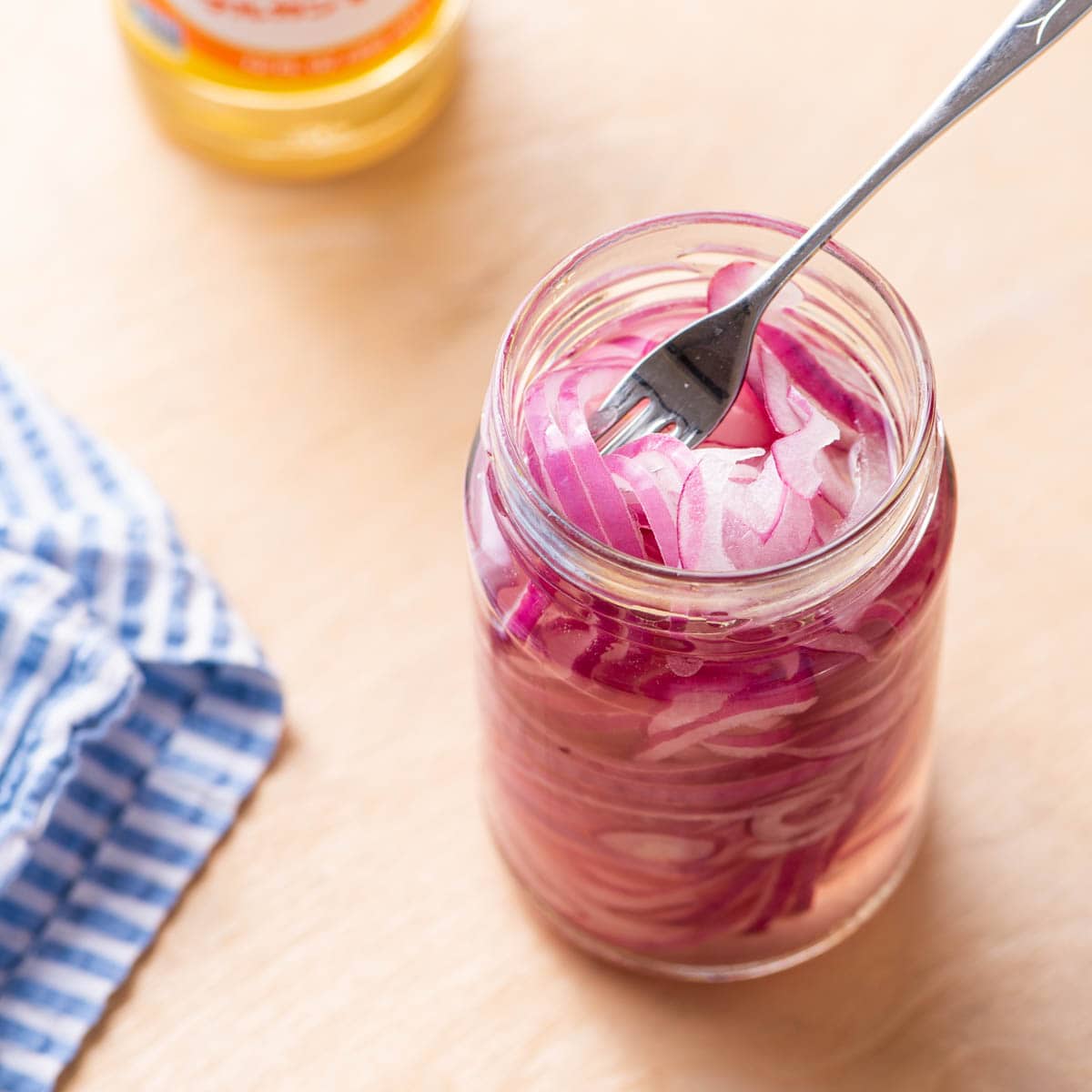 Refrigerator Quick Pickled Red Onions - BEST RECIPE!!